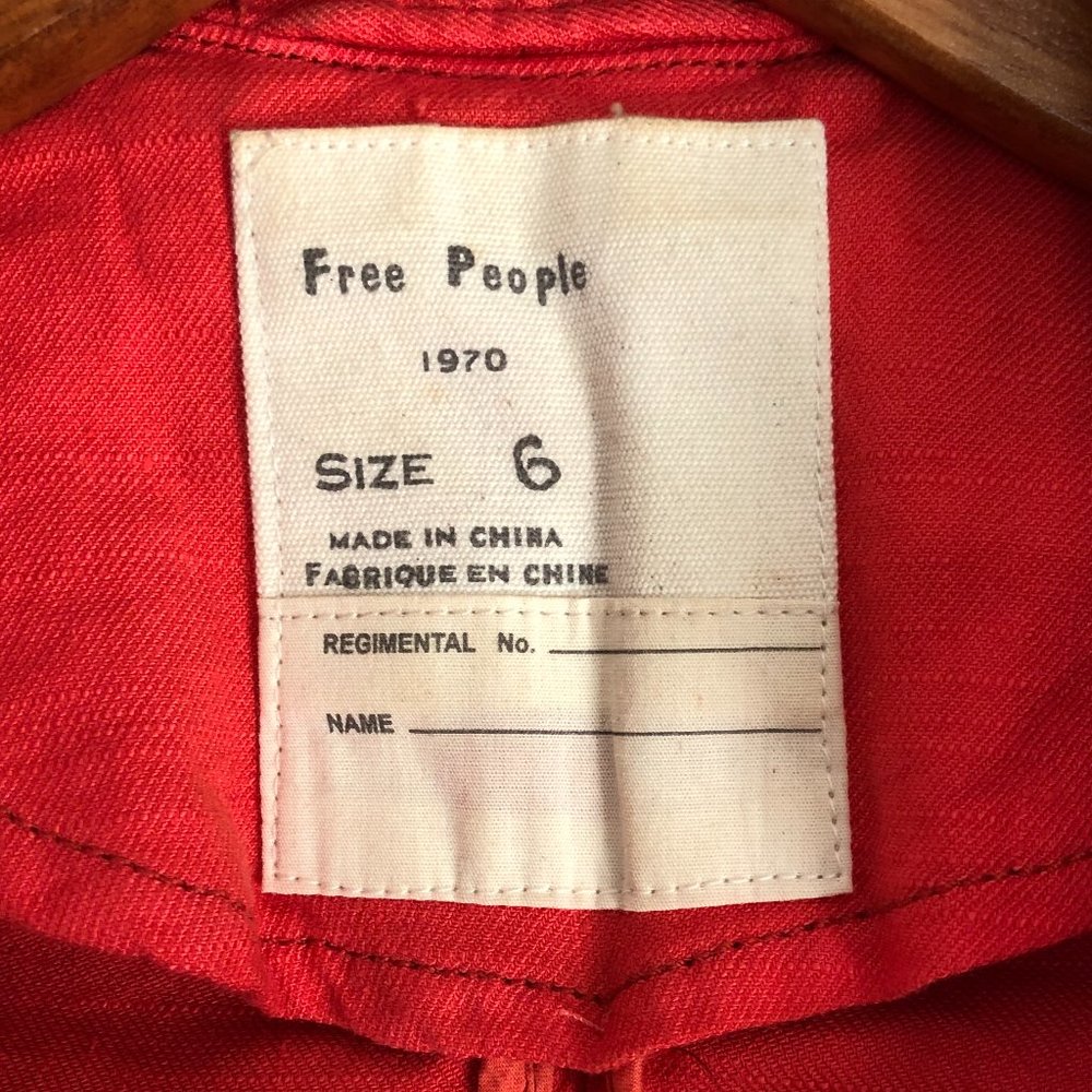 Free People Cropped Military Jacket - Picture 6 of 8